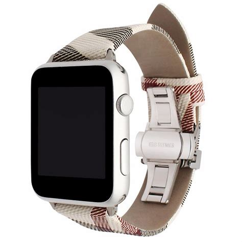 burberry bands for apple watch|replacement burberry watch band.